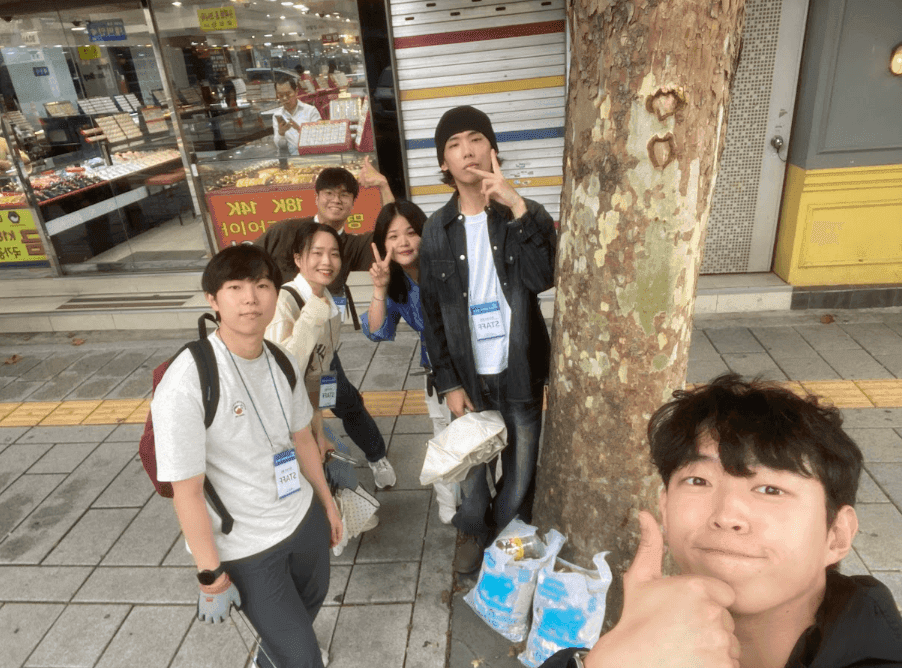 우천에도 진행되는 우리의 정화 활동